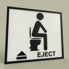 LOL – Toilet – Eject 3D Printer Model