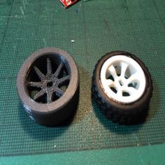 WLToys K989 Drift Tire 3D Printer Model