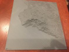 Palos Verdes 3D Topographic Map 3D Printer Model