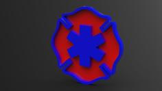 Maltese Cross And Star Of Life Keychain 3D Printer Model