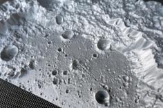 Lunar Crater Chain Mendeleev: NASA Moon Trek Chang’e 2 DEM 20m 3D Printer Model