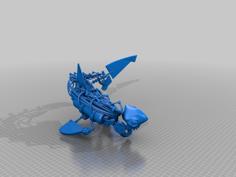 Steampunk Shark 3D Printer Model