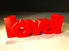 Love! 3D Printer Model