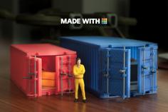 Cargo Container (Large) 3D Printer Model