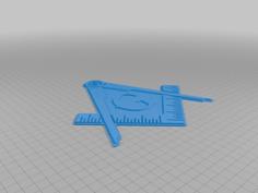 Masonic Square 3D Printer Model