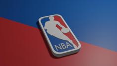 NBA Logo 3D Printer Model