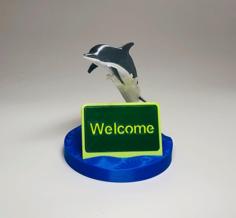 Dolphin_Jump 3D Printer Model