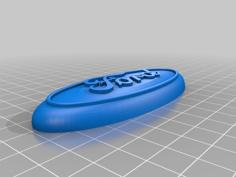 Ford Ka Logo 3D Printer Model