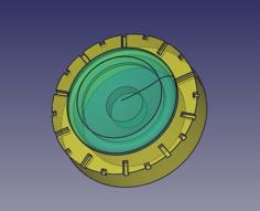 FidgetRuler 100mm 608zz 3D Printer Model