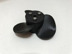 Modular Boat Propeller Designed For 3D Printing 80mm Diameter 3D Printer Model