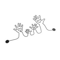 Wall Art – Family Hands 3D Printer Model