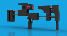 The Dark Knight Sticky Bomb Gun 1:1 3D Printer Model