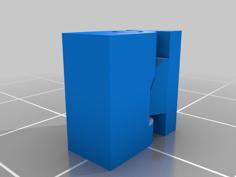 Print-in-place Hinge Library 3D Printer Model