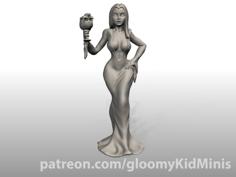 Vampire Girl 3D Printer Model