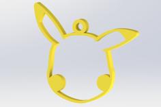 Pikachu Earring 3D Printer Model