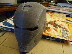 Ironman Helmet In 3 Parts 3D Printer Model