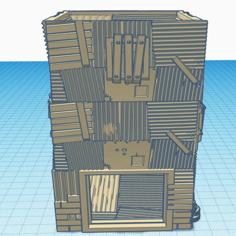 Shanty Dice Tower/watch Tower 3D Printer Model