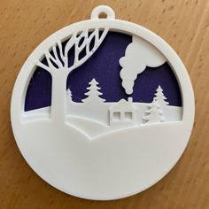 Winter Ornament 3D Printer Model