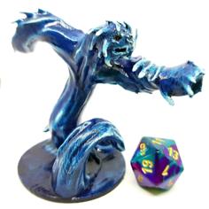 Water Elemental For 28mm Tabletop Gaming 3D Printer Model