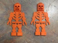 Minifigure Halloween Skeleton 3D Printer Model