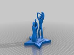 Family Sculpture 3D Printer Model