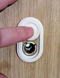 Print-in-place Peephole Privacy Cover 3D Printer Model