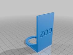 Keg Ball Lock Post Sign 3D Printer Model