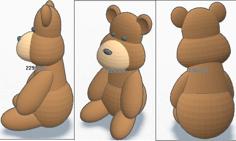 Teddy Bear 3D Printer Model