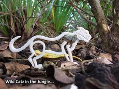 Wild Catz… With Jaws That Bite And Growl! 3D Printer Model