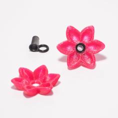 Alisa’s Flower Charms For 4g Single Flare Metal Plugs 3D Printer Model