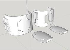 Mandalorian Knee Armor – Rav Bralor From Star Wars 3D Printer Model