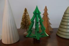 Deconstructed Christmas Tree 3D Printer Model