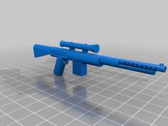 Sniper Rifle (Miniature/Lego) 3D Printer Model