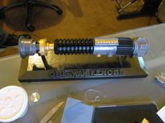 Obi-Wan Kenobi Lightsaber And Stand 3D Printer Model