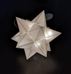 Clip-together Star Ornament 3D Printer Model