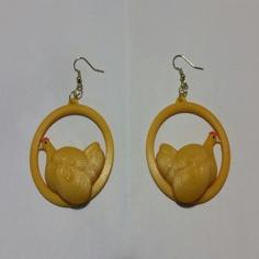 Chicken Earrings 3D Printer Model