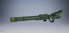 Tau Rail Rifle 3D Printer Model