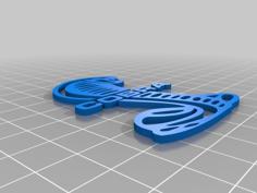 Shelby Cobra Snake Badge 3D Printer Model