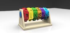 Learn Alphabet 3D Printer Model