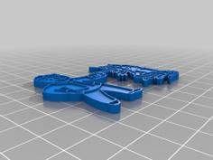 Awareness Perk Pin 3D Printer Model