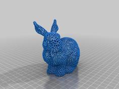 Rabbit Limit Test Without Base Voronoi 3D Printer Model