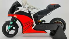 RC 3D Printed Superbike, RC MotoGp Style Scratch Build Bike 3D Printer Model