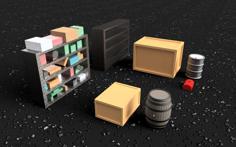 HO Scale Interior Furniture – Miscellaneous Clutter 3D Printer Model