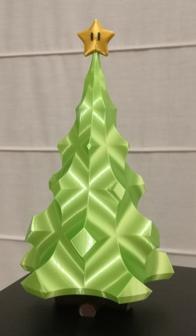 Power Star Topper For Printed Christmas Tree 3D Printer Model