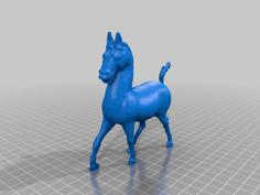 Prancing Horse Low Polygon Version 3D Printer Model