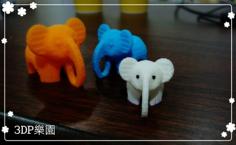 Voxel 3D Model ~Elephant ~ 3D Printer Model