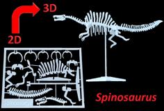 Spinosaurus Kit Card 3D Printer Model