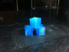 Standard Cube 1mL 3D Printer Model