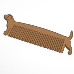 Dog Comb 3D Printer Model