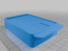 Box With Sliding Lid 3D Printer Model